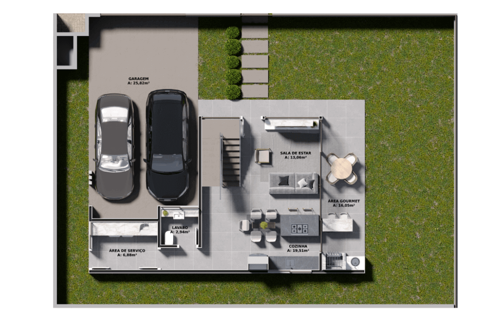 Planta Inferior Casa 2