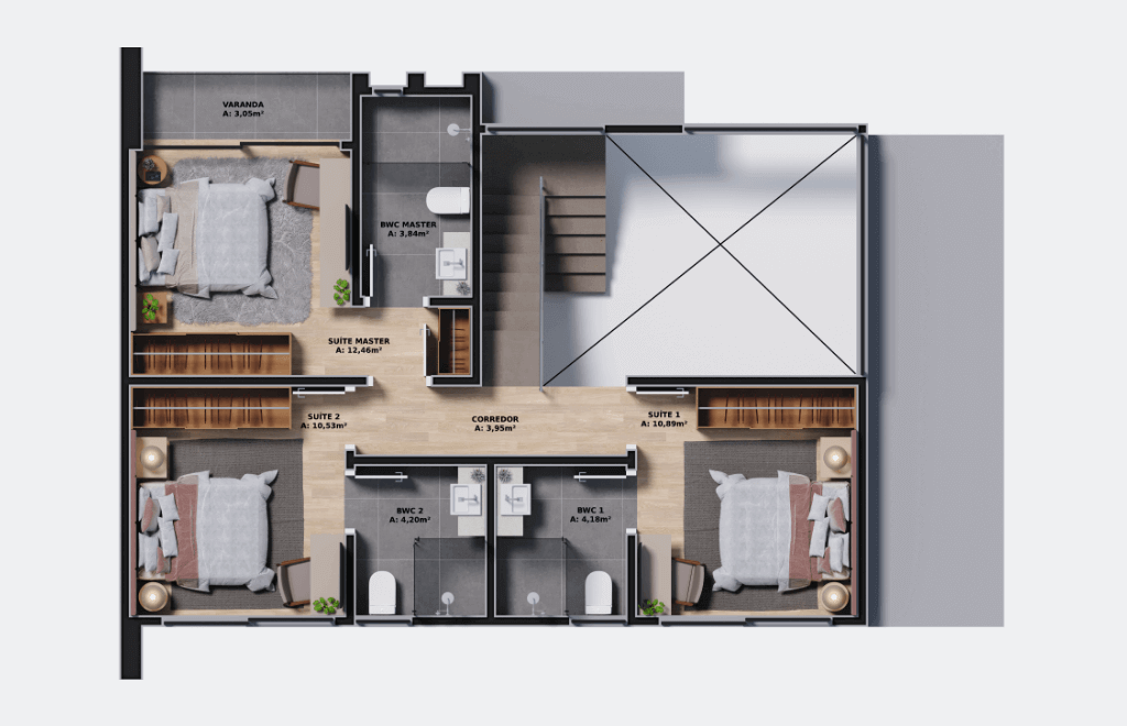 Planta Superior Casa 2